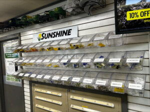 Sunshine Quality Solutions display showing Crystal Clearboxes with lid
