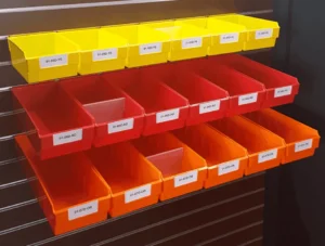 slatbox-background-img Yellow, red, and orange Sheflbox bins